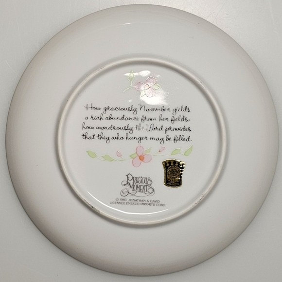 Precious Moments Months of the Year Plates - Set of 6 - Picture 3 of 14